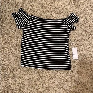 Off Shoulder Crop Top